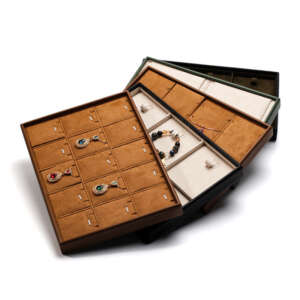 Wholesale Luxury Custom Rings Earrings Bracelets Pendants Jewelry Display Props Rounded Edge Display Trays