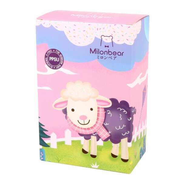 printed cardboard paper box for baby product color packaging - print detail view