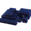Open dark jewelry box showing soft interior layout