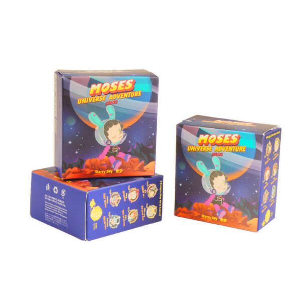 custom blind box toy packaging, toy carton box packaging, folding paper toy box, wholesale blind box carton