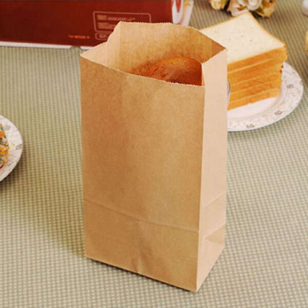 white SOS sandwich paper bag with logo print for takeaway food packaging - print detail view