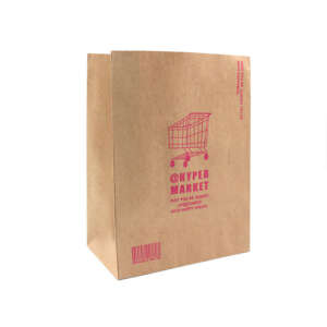 Eco Friendly Manufactures Packaging Shopping Boutique Sandwich Strong Grease Proof Kraft Fast Food Stand Up Sos Paper Bag