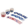 custom printed coffee milk tea paper cup sleeve - retail presentation