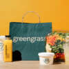 recycled boutique restaurant paper bag with custom logo printing view 3