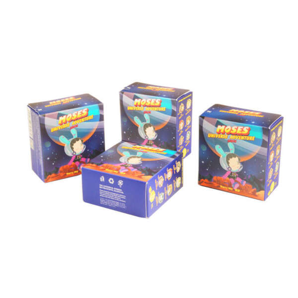 custom blind box toy packaging, toy carton box packaging, folding paper toy box, wholesale blind box carton