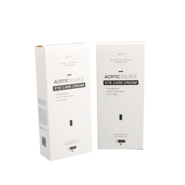 custom logo printed skin care product paper box - retail presentation