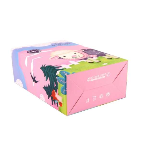printed cardboard paper box for baby product color packaging - retail presentation
