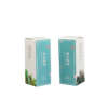 custom logo printed skin care product paper box - open display view