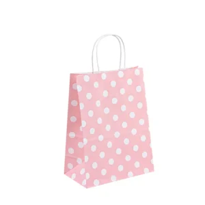 Wholesale Customized Small Jewelry Gift Bag Fancy Personalized Kraft Paper Bag with Handles