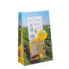 eco kraft paper eco flat bottom kraft bread popcorn bag with logo printing detail