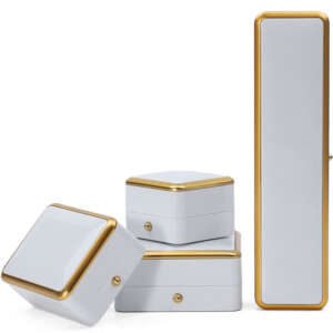 Factory Wholesale Luxury Jewelry Box Organizer Bracelet Necklace Earrings Ring With Light White Led Jewelry Box