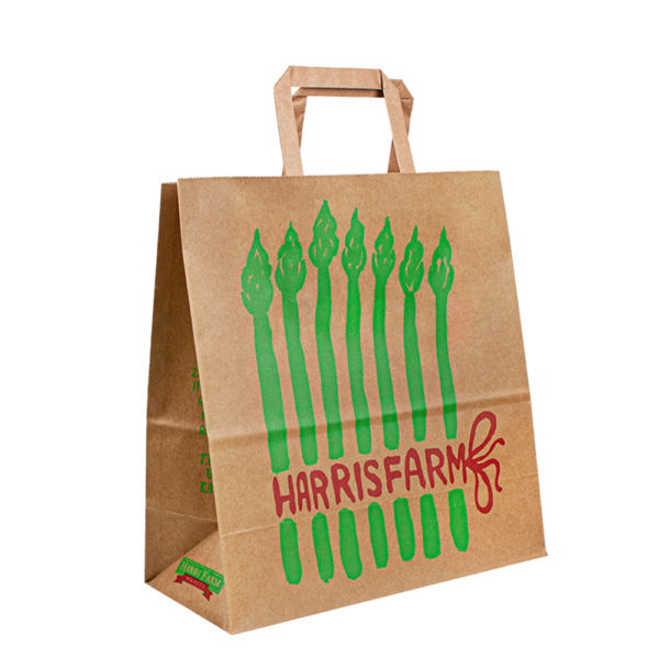 black paper or kraft paper custom black paper food packaging bag with logo printing detail