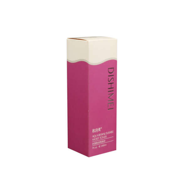 custom logo printed skin care product paper box - print detail view