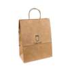 restaurant kraft shopping bags, paper bags with handles, food clothing promotion bag, eco friendly business paper bag