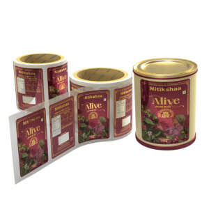 Wholesale Roll Food Jars Cans Custom Spice Bottle Oil Proof Vinyl Plastic Printing Packaging Other Labels Sticker