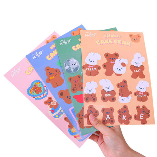 Eco friendly kiss cut sticker sheets