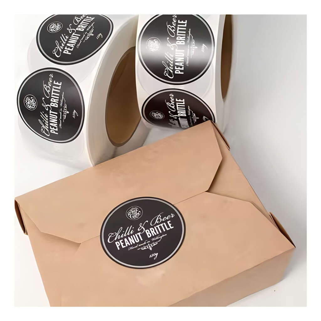 Custom Bakery Brand Logo Circle Packaging Sticker Printing Self ...