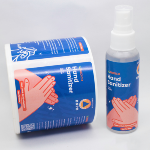 Custom Luxury Product Packaging Clear Label Sticker Roll Hand Soap Transparent Label Printing