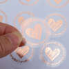 Transparent beauty packaging stickers