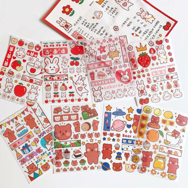 High quality custom sticker sheets