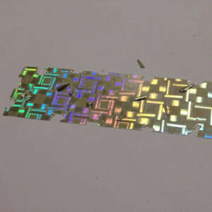 Self Adhesive Wholesale Custom Printed Holographic/White Vinyl Printable Material Destructible Blank Eggshell Sticker Paper Roll