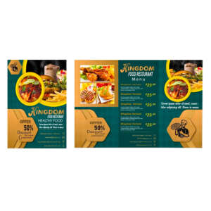 Manufacturer Printing Service Design Custom Take Out Food Restaurant Menus, Poster For Restaurant