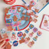 Easy peel kiss cut stickers