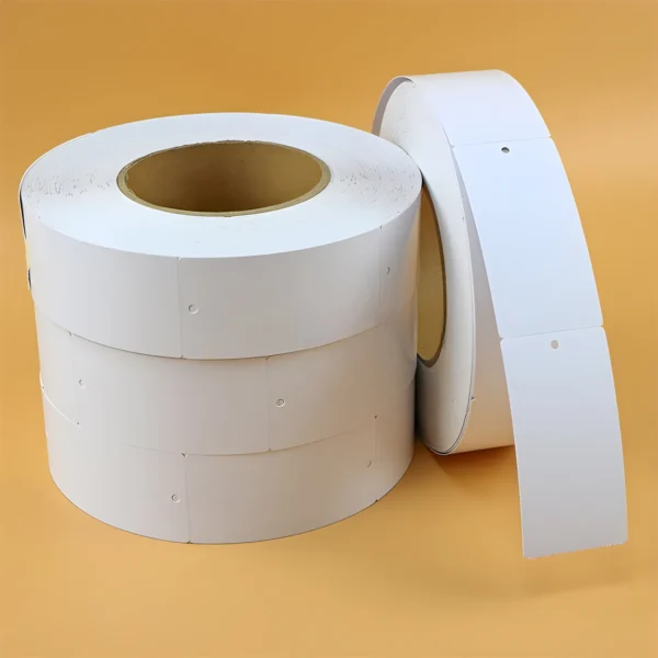 Custom direct thermal label rolls for tickets and tags