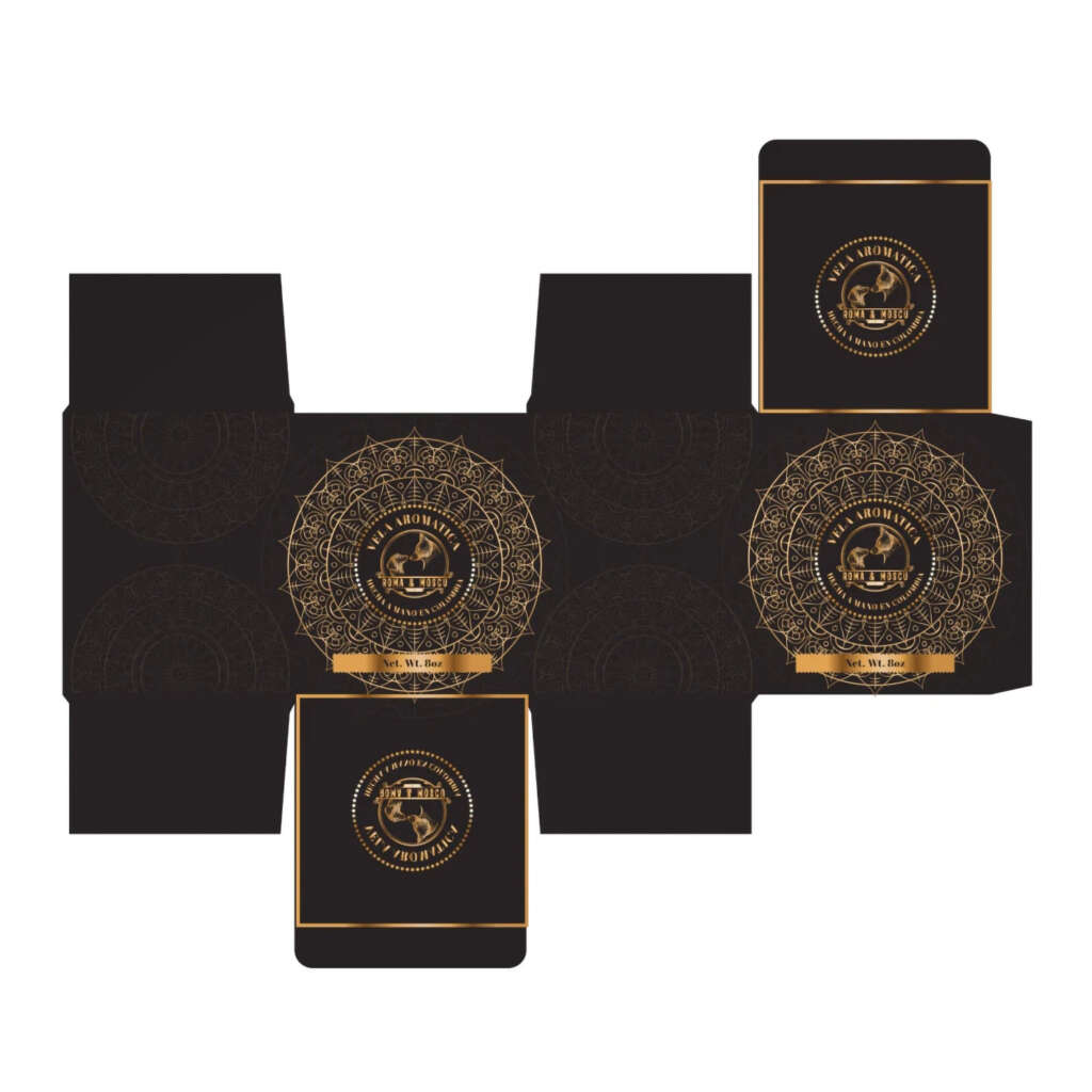 Premium candle retail boxes