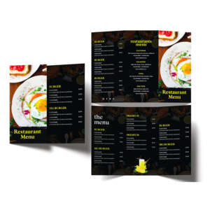 Manufacturer Printing Service Design Custom Take Out Food Restaurant Menus, Poster For Restaurant