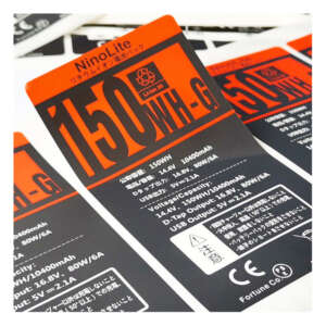 Custom printing uv indicator sensor laptop protective sticker hair gripper sticker dishwasher safe stickers