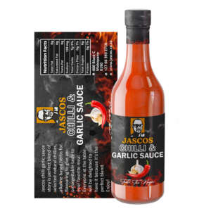 Eco Friendly Custom Waterproof Glassy Chilli Bottle Jar Food Packaging Sticker Printed Plastic Bottle Hot Sauce Labels