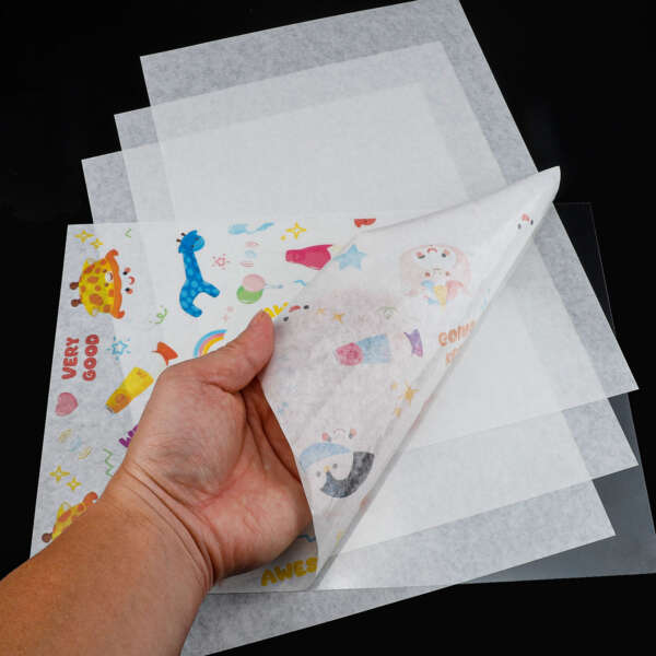 Self-adhesive Japanese washi sticker sheets