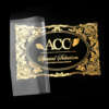 Custom gold nickel metal labels for product branding