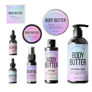 Custom printing waterproof luxury cosmetic logo sticker transparent gold foil sticker clear perfume sticker roll bottle label