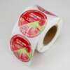 PVC sticker labels with custom business logo