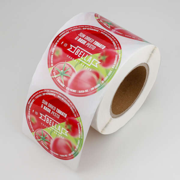 PVC sticker labels with custom business logo