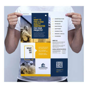 High Quality Custom A0 A1 A2 A3 A4 A5 Vinyl Pvc Poster Printing Map Beauty Salon Promotional Exercise Blacklight Poster Printing