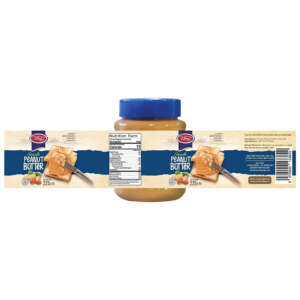 Full Color Printed Logo Honey Jar Labels Waterproof Strawberry Jam Label Peanut Butter Chili Sauce Food Glassy Jar Labels