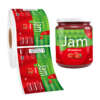 Custom vinyl food labels for spice bottle packaging