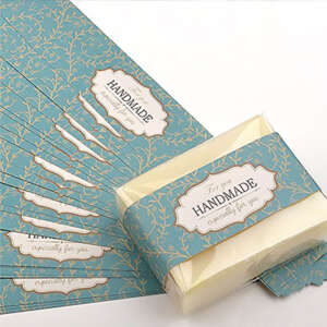 Waterproof Luxury Soap Packaging Labels Sticker Printing Custom Labels For Soap Bars
