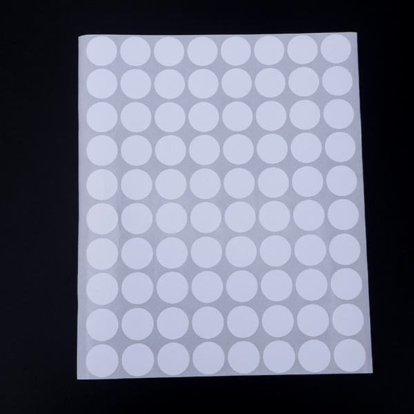 Round blank sticker labels for custom logo printing